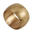 thumbnail image 1 of Saro Lifestyle NR642.GL Harlequin Napkin Rings, Gold - Set of 4, 1 of 1