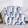 thumbnail image 4 of Throw Blanket for Couch, USA Flag A blue Super Soft Fuzzy Comfy Warm Throw Blanket, Cuteness Lightweight Cozy Plush Flannel Blanket & Throws for Sofa and Bed All Season, 4 of 5