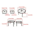 thumbnail image 3 of hostic 5 Pack Metal Plant Stand For Outdoor Indoor Plants Heavy Duty Flower Pot Stands, 3 of 15
