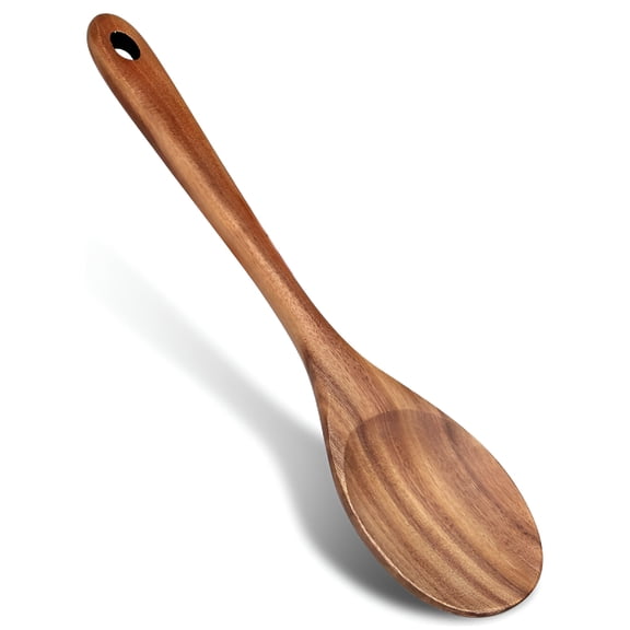 ACDANC 2026 New 14"Large Wooden Spoon for Cooking Utensil Spoon Baking Serving Wood Spoon Big Non Stick Spatula Long Handle Kitchen Utensils Stirring Cooking Spoon Non Toxic Kitchen Tools Accessories