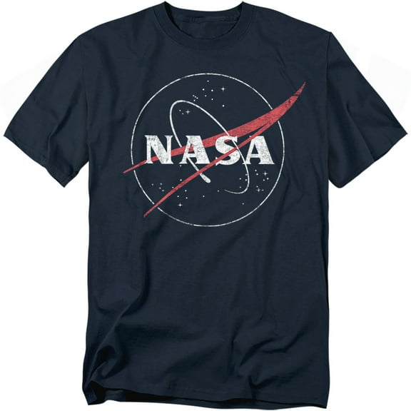 Nasa T-Shirt Distressed Logo Unisex Graphic Tee For Men & Women