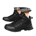 thumbnail image 3 of Men's Sneakers Fashion Hiking Boots High Top Leather Outdoor Trekking Sneakers For Couples And Running Adventure, 3 of 9
