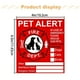 thumbnail image 2 of Alerta a Pet Fire Sticker, Pet Emergency Sticker, Advertencia de Incendio para Mascotas, Sticker de Seguridad para Animales de Compañía, Durable, Impermeable, Claramente Leído, para Hogar,, 2 of 8