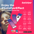 thumbnail image 3 of Satisfyer Double Fun Couples Vibrator with App Control and Wireless Remote - G-Spot and Clitoral Stimulation, Partner Toy, U-Shape - Compatible with Satisfyer App, Waterproof, Rechargeable (White), 3 of 5
