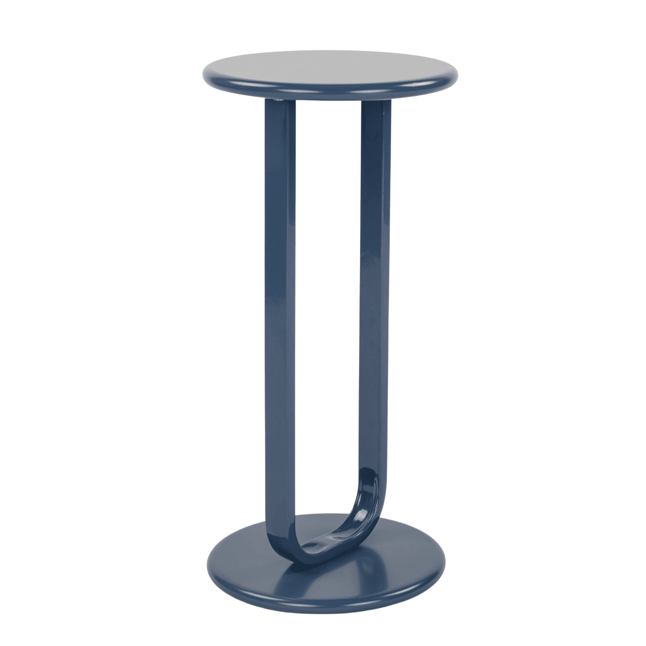 Mainstays Round Drink Table, Indigo