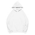thumbnail image 5 of HCNTES Hoodies for Women Oversized Fleece Sweatshirt with Pocket Loose Fit Casual Athletic Workout Pullover(4XL,C15-White), 5 of 5