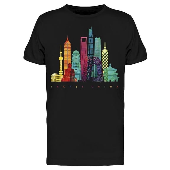 China Detailed Skyline Tee Men's -Image by Shutterstock