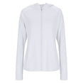 thumbnail image 5 of Garbnen M-4XL Womens Sun Protection Jacket Long Sleeve Full Zip Hoodie Woman with Pockets Summer Hiking Outdoor Womens Sun Shirt with Thumb Holes White M, 5 of 5