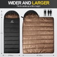 thumbnail image 7 of REDCAMP Backpacking Sleeping Bag with Graphene Lining for Adults Cold Weather,Lightweight Water-Resistant Warm Compact for Camping Backpacking Hiking, 7 of 7