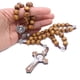 thumbnail image 2 of Rosario De Madera Hecho A Mano, Collar Con Cruz Católica, Regalos Católicos Perfectos ANGGREK Otros, 2 of 5
