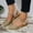 Beige, variant on Wavsuf Platform Sandals for Women Wide Vintage Casual Summer Closed Toe Black Sandals Shoes Size 5.5