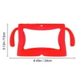 thumbnail image 4 of 7 Inch Silicone Gel Cover Case for Q88 Android Kids Children Tablet PC (Rose Red), 4 of 5