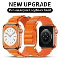 thumbnail image 3 of LEIXIUER Alpine Loop for Apple Watch Bands 49mm 42mm 44mm 45mm ,Textile Nylon Rugged Alpine Loop with Metal G‑Hook for Apple Watch Ultra/SE/ Series 8/7/6/5/4/3/2/1, 3 of 9