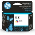 thumbnail image 1 of Cartouche d'Encre Tricolore 63 pour HP 63 (1 Pack), 1 of 7