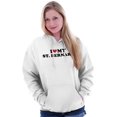 thumbnail image 2 of Dogs Womens Hooded Pullover Sweatshirt Love My St Bernard Funny Dog Owner Pet Parent, 2 of 2