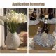 thumbnail image 5 of Vase Fillers, Artificial Ice-Cubes, Acrylic Vase Fillers for Centerpieces, Crushed Ice Crystals Clea, 5 of 5