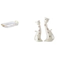 thumbnail image 1 of Bandeja De Tocador Nórdica Rectangular Con Esculturas De Pareja De Gatos, Estatua De Animal, Regalo De Boda, Organizador De Almacenamiento De Joyas Para Comedor, Oficina, Hogar, Dormitorio,, 1 of 8