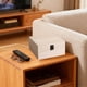 thumbnail image 5 of Caja de almacenamiento de madera con tapa abatible | Organizador de madera maciza gruesa para el hogar y la oficina | 1 pieza | Blanco, 5 of 6