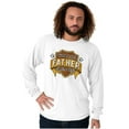 thumbnail image 3 of Worlds Greatest Father Trophy Dad Men's Long Sleeve Tee T Shirt Brisco Brands X, 3 of 6