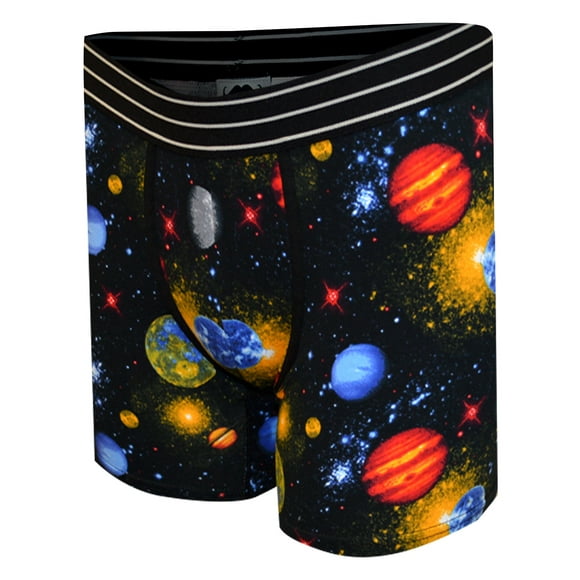 Under Disguise Mens Space Fans A Galaxy of Planets Boxer Briefs (X-Large)