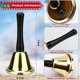 thumbnail image 2 of Hand Bell Steel Table Bell Doorbell Christmas Jingle Bells Loud Sound, Christmas Decoration, for School, Games, Reception, Kitchen, Dinner Bell, Bar a, 2 of 5