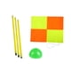 thumbnail image 5 of Bandera de esquina de fútbol Postes de fútbol Principiante para equipo de campo de juego de partidos deportivos 3 postes GreenBase., 5 of 9