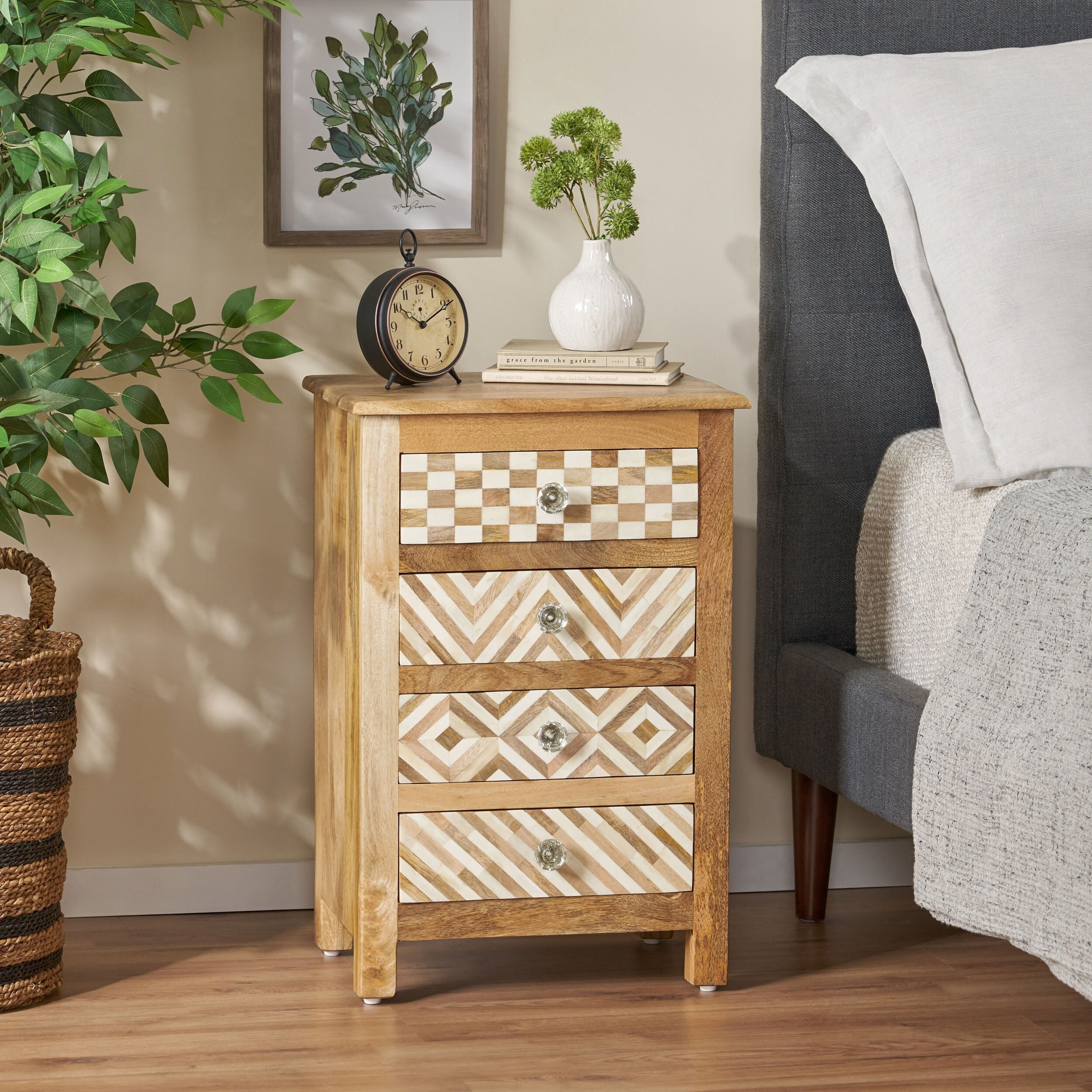 Christopher Knight Home Sandia Mango Wood Nightstand by