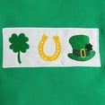 thumbnail image 7 of CAICJ98 Toddler Baby St Patricks Day Outfit Boy Clover Embroidery Smocked Short Sleeve T-Shirt Top and Plaid Shorts Summer Clothes Set (Green,18-24 Months), 7 of 7