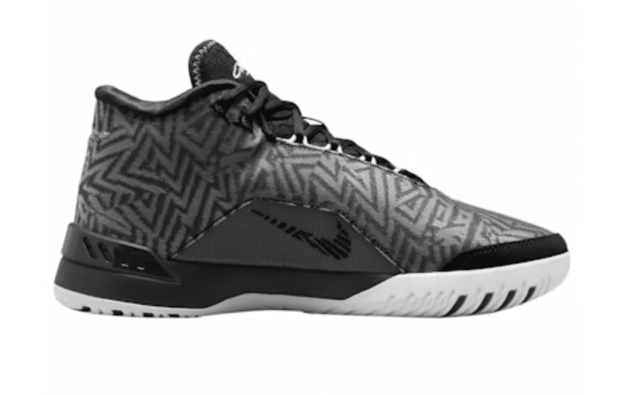 Lebron NXXT Genisus Basketball Shoes (HF0712-004, Black/White/Smoke Grey/Light Smoke Grey) Size 10
