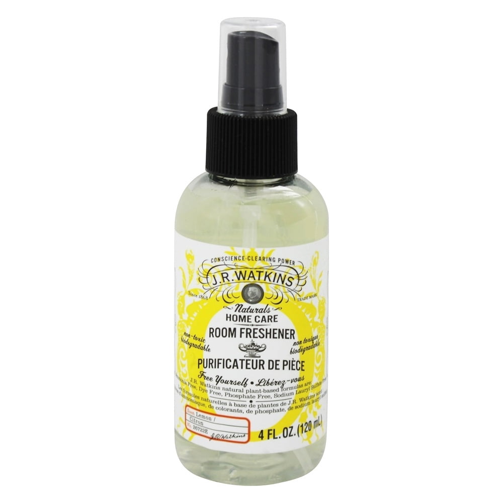 J.R Watkins Room Freshener, Lemon, 4 fl oz