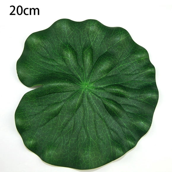 10 Pcs Feuilles de Lotus Artificielles Flottantes pour Piscine Décoration de Table de Fête à Domicile