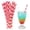 D018- Style R, variant on Paper Straws, Pink Straws Disposable, 7.75 in, Pink Party decorations, Wedding Supplies, Paper Straws for Crafts, 100 Pc, Backyard Gatherings, Drink Access