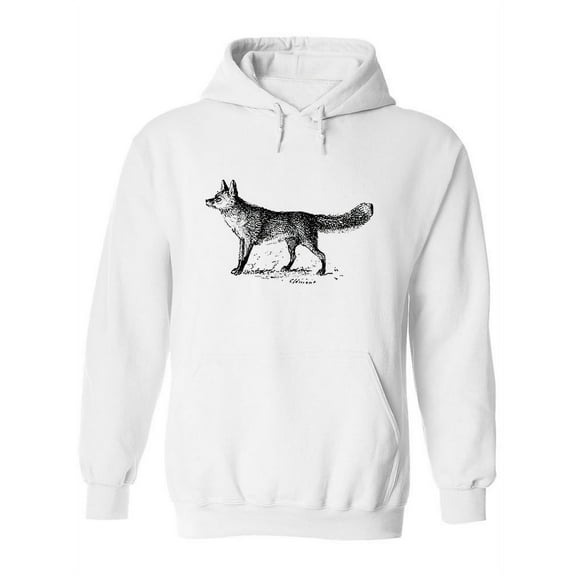 Fox Side View Hoodie Women -Image by Shutterstock, Female XX-Large