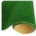 thumbnail image 1 of Ounissouiy Durabilidad duradera con materiales ecológicos Césped artificial Esteras de césped artificial Artesanía 122 verde oscuro, 1 of 6