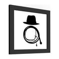 thumbnail image 5 of Gallery Pops Indiana Jones and the Dial of Destiny - Fedora and Whip Wall Art, Black Framed Version, 12" x 12", 5 of 5