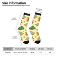 thumbnail image 5 of Yiaed Colorful Outer Space Print Great elasticity Crew Socks Sports socks for Men and Women, 5 of 5