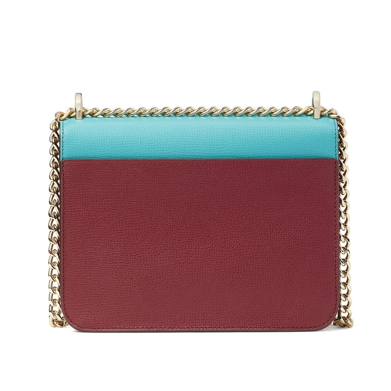 Kate Spade Remi Flap Chain Crossbody Colorblock hot Ripe Plum