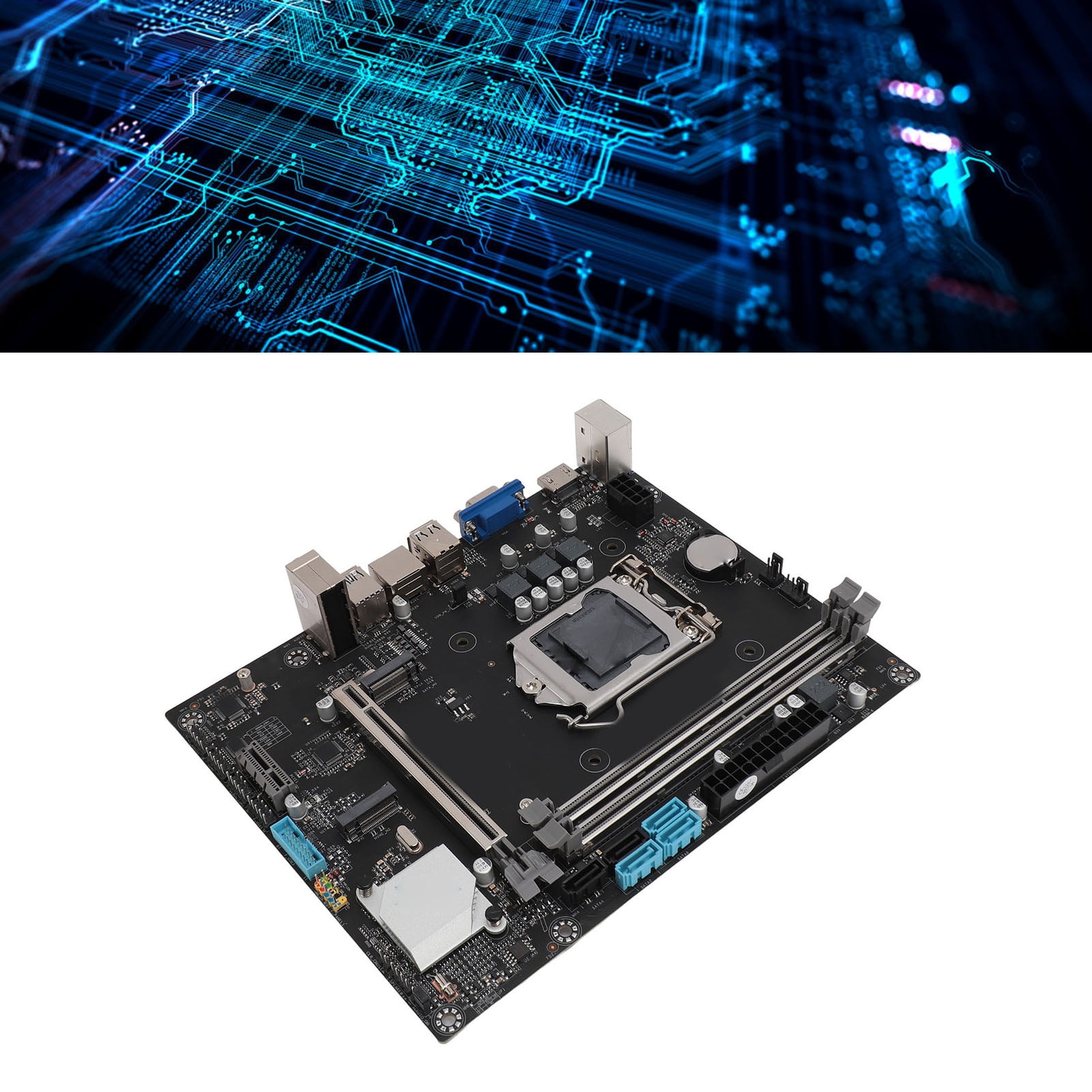 Computer Motherboard, LGA1150 CPU DDR3 Slots All Solid