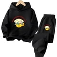 thumbnail image 3 of Conjunto de sudadera con capucha para niños y niñas de 3 a 14 años con estampado de dibujos animados de Pompompurin, estilo informal de calle kawaii, para deportes al aire libre, 3 of 4