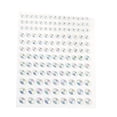 thumbnail image 1 of Vogacara Ojo cuerpo cara gemas pegatinas de diamantes de imitación autoadhesivo sin pegamento maquillaje joyería accesorio DIY fiesta favores para Tratamientos faciales ABblanco Vogacara CE013625-07B, 1 of 6