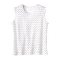 thumbnail image 5 of Bibifish Womens Tank Tops Crew Neck Printed Summer Tops Relaxed Fit Sleeveless Shirts Comfort Daily Sleep Tops, 5 of 5