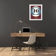 thumbnail image 3 of Goldberger, Jennifer 15x18 White Modern Wood Framed Museum Art Print Titled - Graphic Pool X, 3 of 4