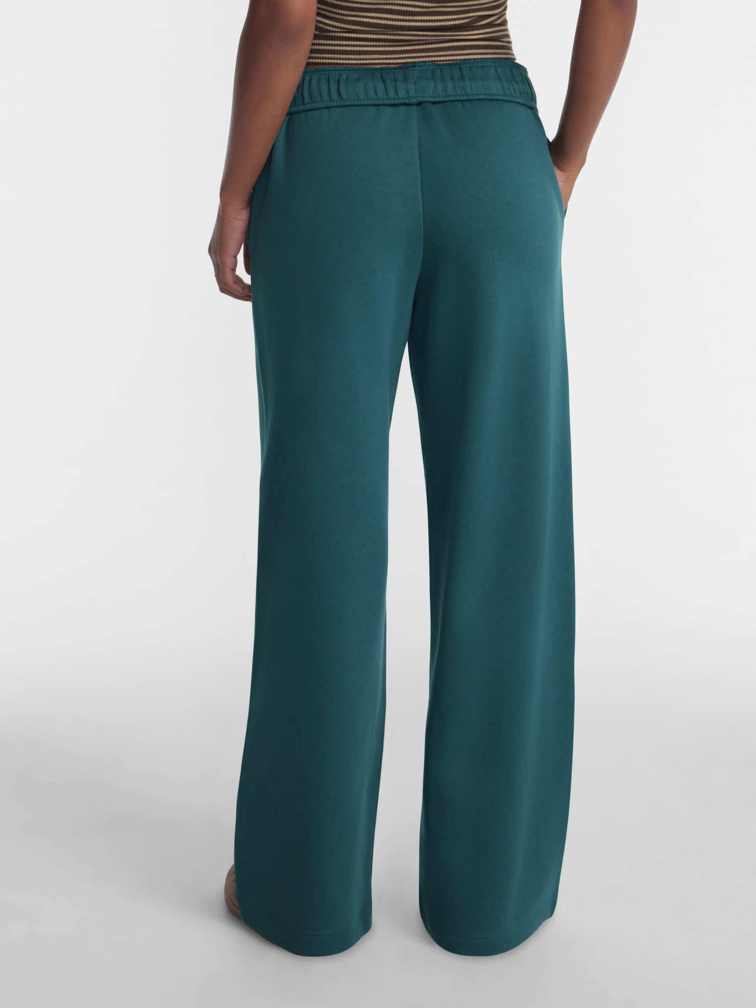 No Boundaries Wide Leg Fleece Pants, 28", 30", 32" Inseams, Women's & Women's Plus XXS-4X