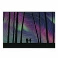 thumbnail image 1 of Abstract Woman Cutting Board, Cosmic Night Scene in the Forest with a Couple Holding Hands, Decorative Tempered Glass Cutting and Serving Board, in 3 Sizes, by Ambesonne, 1 of 2