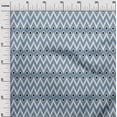 thumbnail image 2 of oneOone Coton Popeline Tissu Imprimé Chevron Ikat Tissu BTY 42 Pouces de Large, 2 of 4