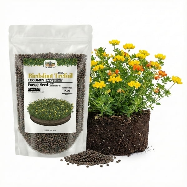 Old Cobblers Farm™ Wicked Tuff Turf Birdsfoot Trefoil (Legumes) (5 lbs | 10 lbs | 15 lbs | 20 lbs)(5lbs)