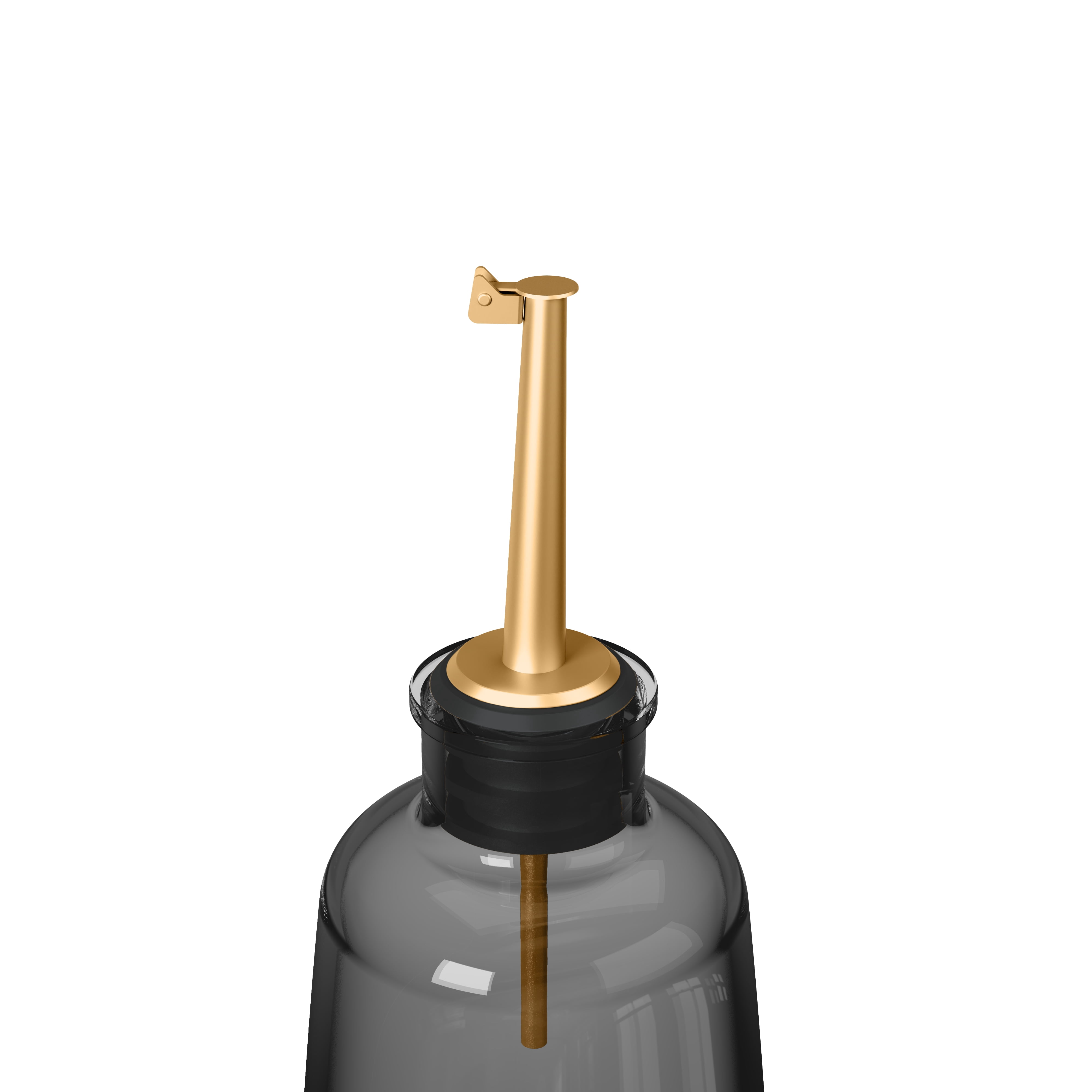 Beautiful 2-Piece Glass Oil and Vinegar Dispenser Set with Acacia Wood Tray by Drew Barrymore