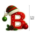 thumbnail image 3 of Mecorevxz 26 Letters 2D Acrylic Christmas Tree Ornaments - Personalized Initial Hanging Pendants for Xmas Tree - DIY Home Decor, Holiday Party Decoration(B), 3 of 5