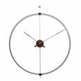 thumbnail image 6 of Miumaeov Circle Wall Clock Metal Industrial Modern Decor 60cm, 6 of 11