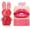 B, variant on Cute Rabbit Matte Liquid Lipstick, Velvet Matte Liquid Lipstick, Velvet Lip Glaze Bunny Lip Gloss Lip Stain, Waterproof Long Lasting Non-Stick Cup Lip Clay for Kids Girls